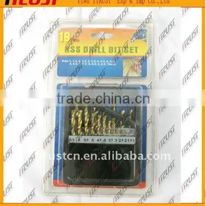 19pcs HSS Drills Bits Set thumbnail-1
