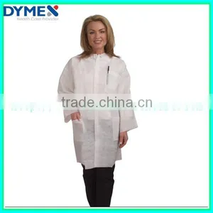 Dymex White Lab Coat With Pockets CE/ISO thumbnail-1