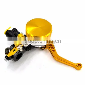 BJ-LS-006 CNC Billet Brake Clutch Master Cylinder Reservoir Lever Universal thumbnail-4