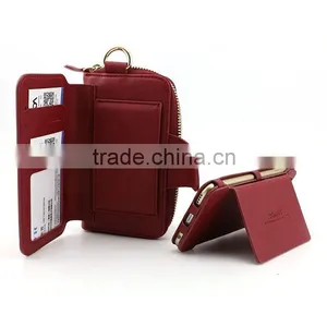 2015 New Arrivals Trading Wallet Purse Leather Case for Iphone 6 thumbnail-2