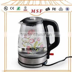 Glass Hoursing Kettle With Thermo Indicator Decal 1.8L thumbnail-1