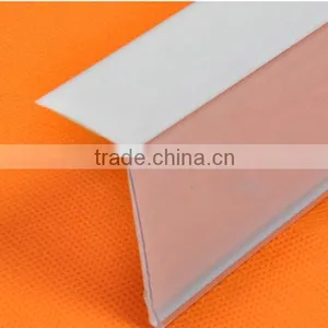 White Data Strip Shelf Strip With Adhisive thumbnail-1