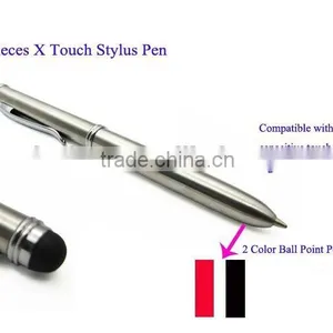2 Colors in 1 Ball Point Stylus Touch Pen thumbnail-1