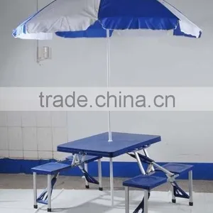 Portable Plastic Folding Picnic Table and Chairs thumbnail-5