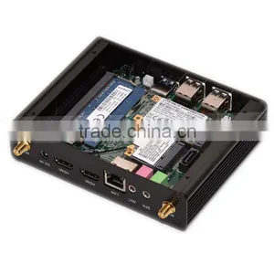 Smallest Fanless Mini PC Intel Celeron N2920 Quad Core Mini PC Office Net Computer Dual USB Port Barebone System Free Shipping thumbnail-4