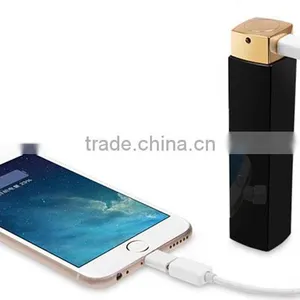 Gift Promotional Famous Brand Perfume OEM Mini Lipstick Mobile Phone Cell Phone 3000mAh Power Bank thumbnail-2