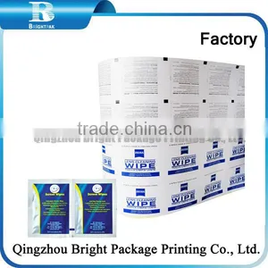 Aluminum Foil Paper Packing Lemon Cleaning Wipes, Aluminium Foil Paper Packaging for Adult Wet Wipes, Cleaning Wet Wipes thumbnail-4