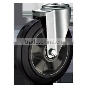 Industrial Casters With Aluminium Core Rubber Wheel thumbnail-6