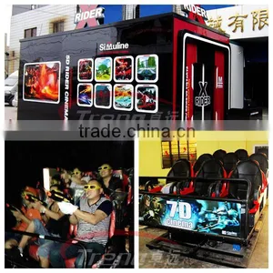 Mobile Simulator 4d 5d 6d Theater 7d Cinema 9d Simulator 12d X-rider thumbnail-3