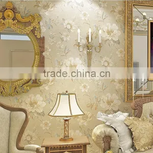 House Decoration Wallpaper Glitter Beautiful Flower for Home Wallpaper thumbnail-1