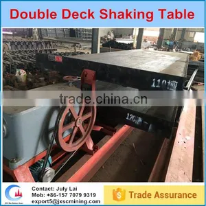 High Recovery Rate Gold Vibrating Table,machine for Placer Gold Concentration thumbnail-2