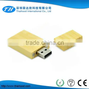 Custom Promotion Rectangle Wooden Usb Flash Drive,Wooden Usb Memory,Wooden Usb Drive thumbnail-2