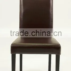 Special Back Design High Leather Chairs Dining Room Furniture/leather Restaurant Chair (KY-3216) thumbnail-3