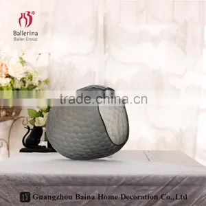 Handmade Specialized Home Decoration Frosted Color Glass Vase thumbnail-6