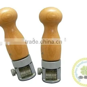 Wooden Handle Wooden Seal Digits Stainless Machine thumbnail-1