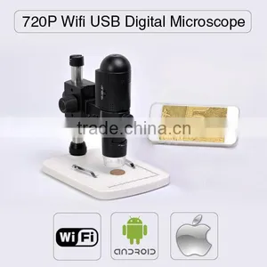 Ipad, Iphone Compatible 720P HD Wireless/Wifi Microscope, Wifi USB Digital Microscope With LED and Battery thumbnail-4