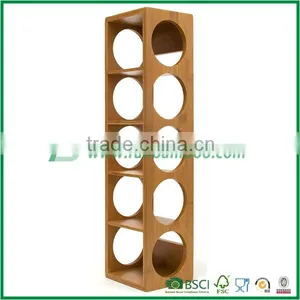 2015 New Design Promotional Wine Shelf High Quality Bamboo thumbnail-1
