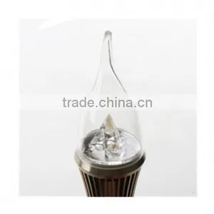 LED Candle Bulb 300LM High Power Cool White E14 3W LED Candle Bulb Light thumbnail-3