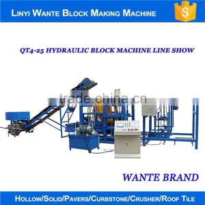 QT4-25 Sand and Cement Brick Making Machine Hollow Block Machine for Sale thumbnail-3