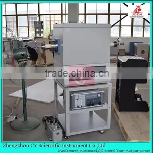 University Lab Argon Sintering Tube Furnace With Gas Controller and Vacuum Pump thumbnail-1