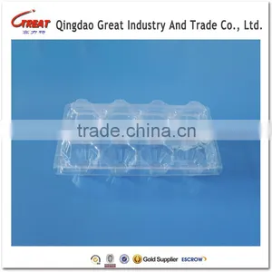 10 Holes Plastic Eggs Tray thumbnail-2