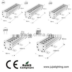 High Quality IP65 RGB Outdoor 9w Led Wall Washer Light for Architectural Lighting thumbnail-5