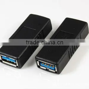 NEW USB 2.0 A Female to A Female F-F Adapter Connector Blue thumbnail-1