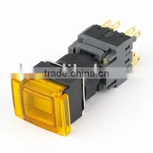 GA6-16HJ-11MTD CNGAD Rectangular 16mm Switch Pushbutton thumbnail-1