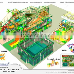 Cheer Amusement Jungle Themed Kids Indoor Playground Design thumbnail-1
