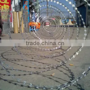Razor Barbed Wire /razor Wire CBT-65/razor Wire Fence/concertina Razor Fence Factory thumbnail-5