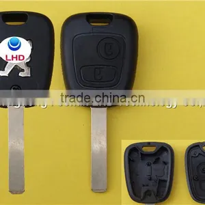 Wholesale 2 Button Remote Key Shell for Peugeot Car Key With 307 Blade and Logo thumbnail-1