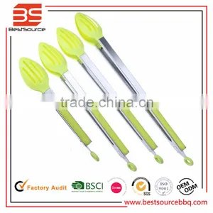 FDA LFGB Approved Premium Stainless Steel and Silicone Food Tongs,crucible Tongs thumbnail-1