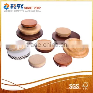 2015 NEW Design Candle Jar Wood Lid HOT Selling Candle Jar Wood Lid Quality Wholesale Candle Jar Wood Lid thumbnail-1