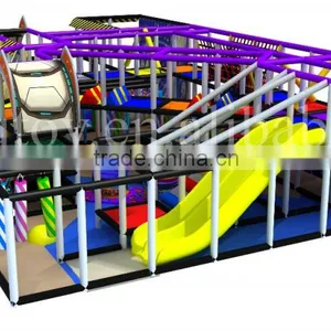 Customized Size Space Theme Kids Indoor Playground With Slides and Ball Pit thumbnail-4