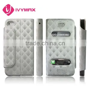 Hottest 2012 for Iphone 4case Leather Case thumbnail-1