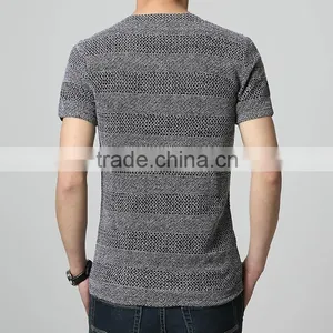 Cheap Plain Blank V Neck T Shirts Mens thumbnail-2