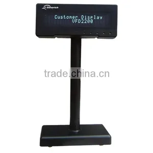 CHINA GUANGZHOU RETAIL DISPLAY VFD POS DISPLAY RS232 POS CUSTOMER DISPLAY ZQ-VFD2300 thumbnail-2