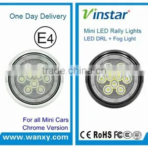 Black Chrome LED Fog Light for Mini Cooper LED Working Light for Mini Cooper LED DRL Fog Light for Mini Cars With CE E-Mark Cer thumbnail-1