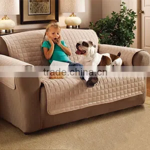 Modern Beautiful Faux Suede Couch Slipcover thumbnail-1