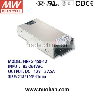 Meanwell 450W 12V Switching Power Supply/450W Single Output With PFC Function/switching Power Supply Design thumbnail-1