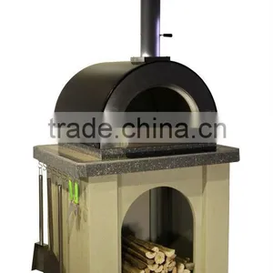 Portable Wood Fired Oven Stainless Steel Pizza Oven With Stone Floor thumbnail-2