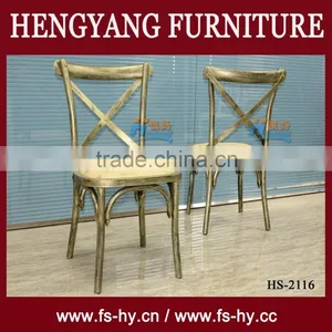 HS-2116 Wholesale 2015 New Design Modern Aluminum Restaurant Tables and Chairs for Sale Used Quality Choice thumbnail-3
