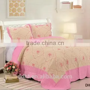 DH8802 Embroidery Quilts / Embroidery Bedspreads / Bedding Sets thumbnail-1
