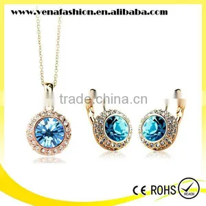 Crystal Cheap Necklace and Earring Sets, Fancy Necklace Sets thumbnail-5
