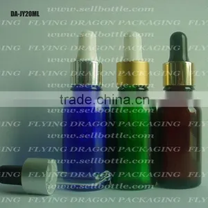 20ml Dropper Glass Bottle, Glass Essential Oil Bottle, Aroma Oil Bottle thumbnail-1