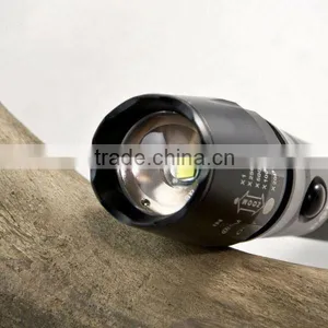 868 2015 New Led Flashlight Hot Sale Aluminum Zoomable Rechargeable XML T6 Led Flashlight thumbnail-3