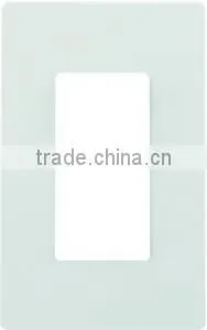 UL Listed 1 Gang Standard Size Decorator Screwless Wallplate thumbnail-1