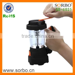 Outdoor USB 4 In 1 Rechargeable LED Spotlight Crank Camping Lantern With Mobile Charge thumbnail-1