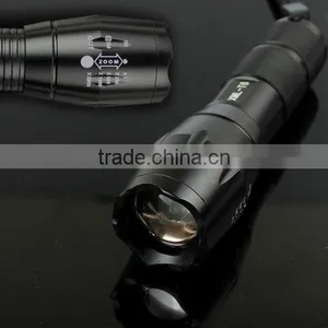 New Arrive 5-Mode Zoomable 1800 LM Lumens Cree LED Flashlight thumbnail-1