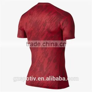 Wholesale Newest Custom Sublimated Compression Shirt thumbnail-2
